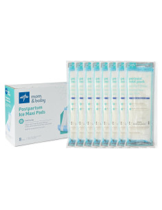 Almohadilla Perineal Absorbente 2-en-1 Medline con Hielo Frío