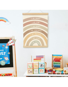 Póster Decorativo de Afirmaciones para Niños PLKMN 30x40 cm 2