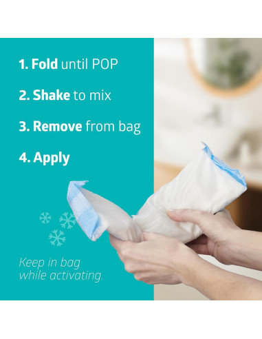 Almohadilla Perineal Absorbente 2-en-1 Medline con Hielo Frío