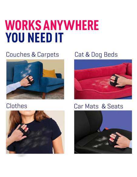 Guantes Quitapelos MyPera para Gatos y Perros - Reutilizables