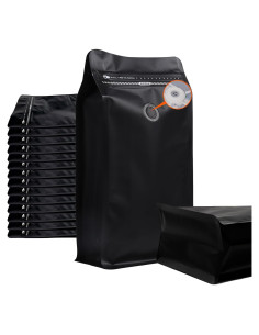 50 Bolsas de Café Mstar Pack con Válvula 250 g Resellables