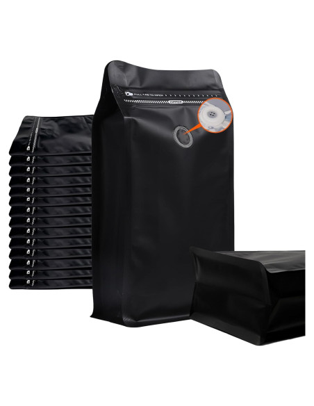 50 Bolsas de Café Mstar Pack con Válvula 250 g Resellables