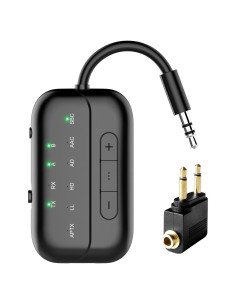 Transmisor Receptor Bluetooth 5.4 Beeitzie B101 2-en-1 AUX