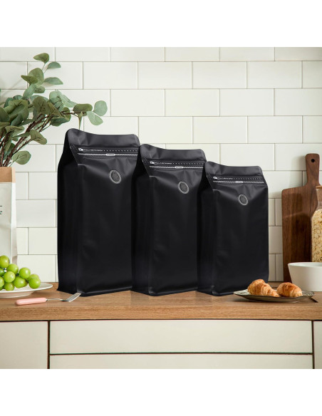 50 Bolsas de Café Mstar Pack con Válvula 250 g Resellables