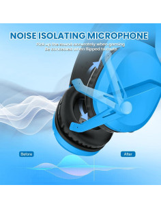 Auriculares Gaming Inalámbricos Wolflaws TA2000 Azul 50mm 2