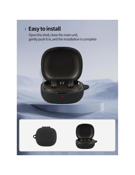 Funda de Silicona para Auriculares Anker Soundcore P20i Negra Funda de Silicona para Auriculares Anker Soundcore P20i Negra