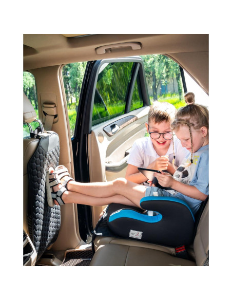 Protector de Asiento Trasero Owleys de Eco-Cuero Negro