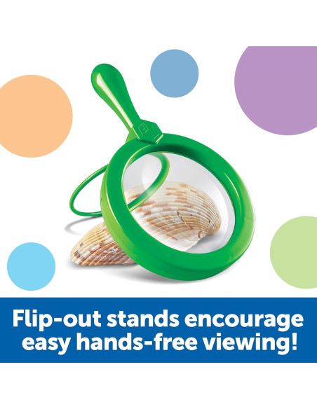 Lupas Jumbo Learning Resources - 6 Piezas para Niños 3+