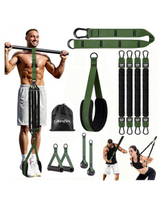 Bandas de Asistencia para Dominadas GlamFlex Ajustables 34 kg