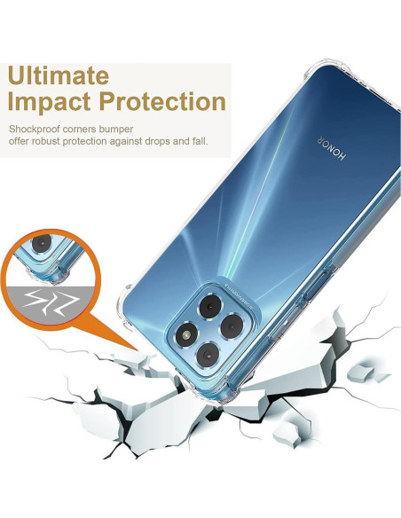Funda TPU Clara para Honor X8 5G / X6 5G / X6 4G / X6S / 70 Lite