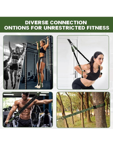 Bandas de Asistencia para Dominadas GlamFlex Ajustables 34 kg