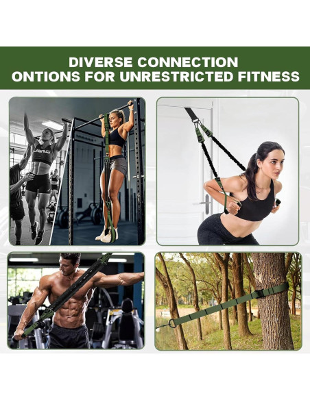 Bandas de Asistencia para Dominadas GlamFlex Ajustables 34 kg