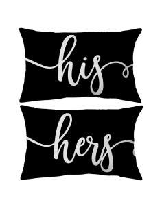 Juego de Fundas de Cojín Voatok 30.5x50.8 cm 100% Franela