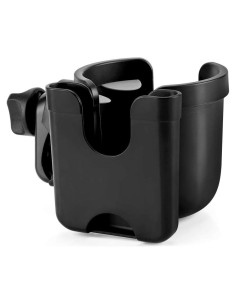 Soporte para Taza y Teléfono Accmor 2-en-1 Universal Negro