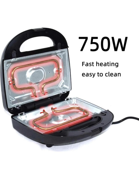 Fabricador de Donas 3 en 1 Baotkere 750W Antiadherente