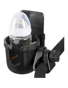 Soporte para Taza y Teléfono Accmor 2-en-1 Universal Negro 2