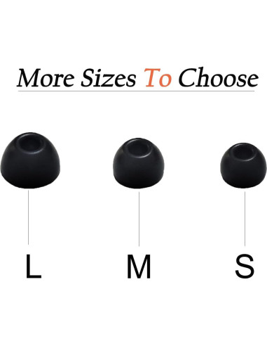 Consejos de Silicona Mijusun para Beats Studio Buds - 6 Pares