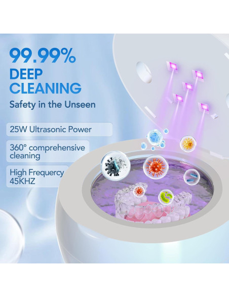 Limpiadora Ultrasónica SHPMXUPW 200ML para Joyería y Dentaduras