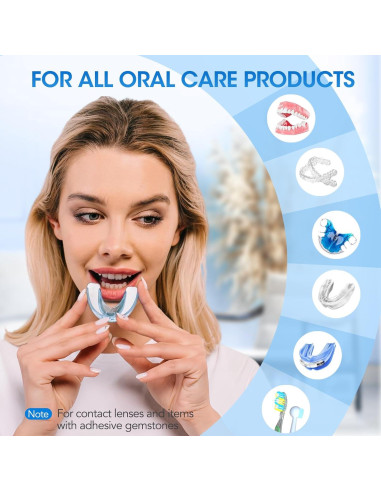 Limpiadora Ultrasónica SHPMXUPW 200ML para Joyería y Dentaduras