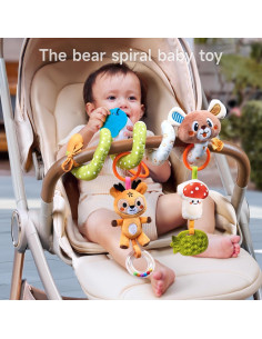 Juguete de Actividad Espiral TUMAMA Oso con Sonidos y Colgantes 2