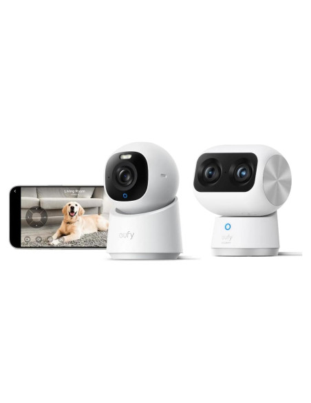 Cámara de Seguridad Interior Eufy S350 4K UHD Dual con Zoom 8x