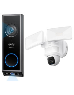 Cámara de Seguridad Eufy Floodlight E30 2K con Timbre E340
