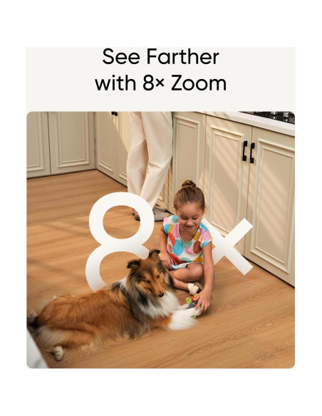 Cámara de Seguridad Interior Eufy S350 4K UHD Dual con Zoom 8x