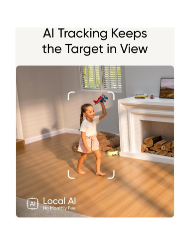 Cámara de Seguridad Interior Eufy S350 4K UHD Dual con Zoom 8x