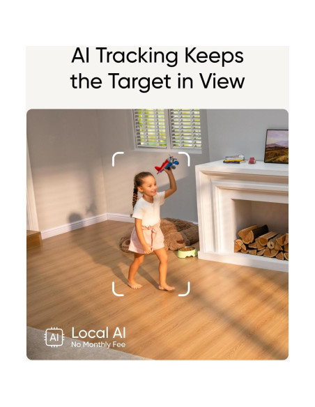 Cámara de Seguridad Interior Eufy S350 4K UHD Dual con Zoom 8x