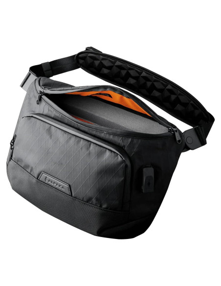 Bolsa de Mensajero Sling ALPAKA Bravo Max 8L Negro con RFID