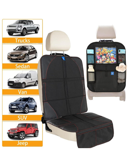 Protector de Asiento de Coche Funbliss Negro XL Universal