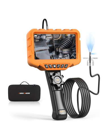 Cámara de Inspección Articulada TURN RAISE AT040 7" con Luz