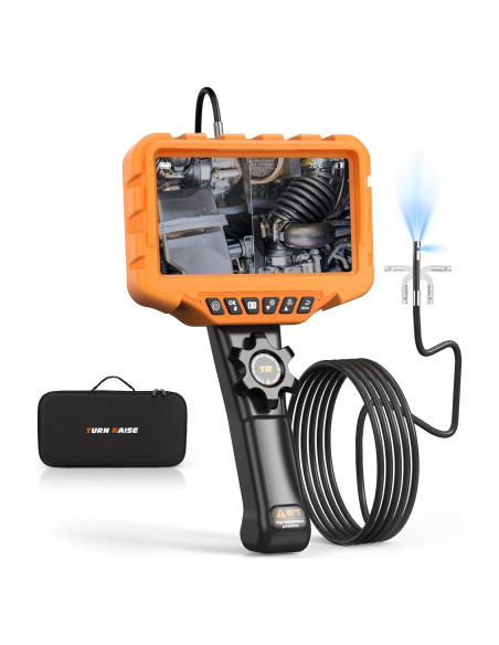 Cámara de Inspección Articulada TURN RAISE AT040 7" con Luz