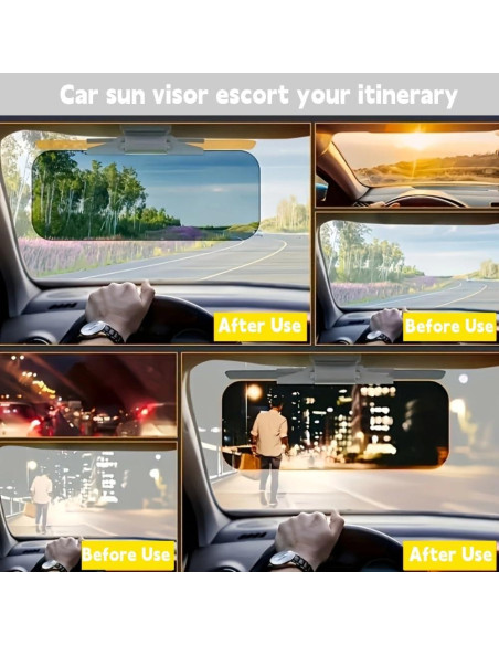 Visera Antideslumbrante Ajustable Akozon para Automóvil HD