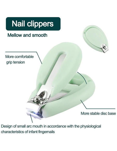 Kit de Uñas para Bebés 5 en 1 AeKahtay - Manicura Segura