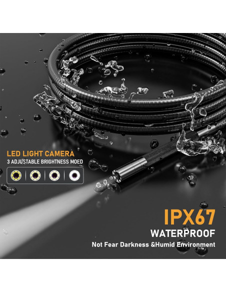 Borescopio Articulado ZEENSUY 3.9mm HD 1080P 1.52m Luz LED