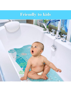 Alfombrilla de baño antideslizante Secopad 101.6x40.6cm Ballenas 2