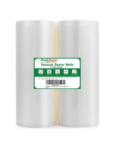 Bolsas de Sellado al Vacío MakMeFre 2 Paquete 20m Grado Comercial