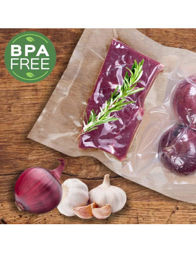 Bolsas de Sellado al Vacío MakMeFre 2 Paquete 20m Grado Comercial