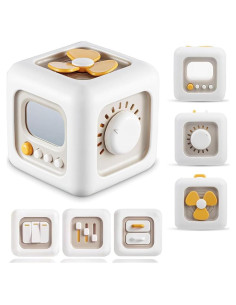 Cubo de Actividad Ocupado 6 en 1 JWISLAND para Niños 1-3 Años