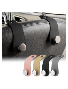 Gancho de Almacenamiento para Asiento de Coche JESTOP 2 PCS Negro