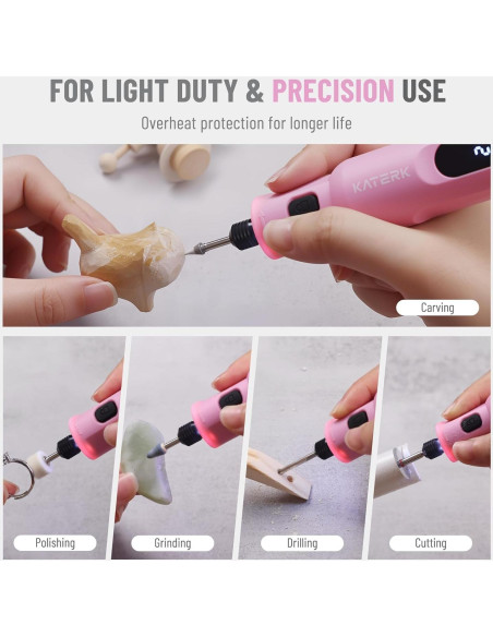 Kit de Herramienta Rotativa Inalámbrica Katerk 3.7V 70 Accesorios Kit de Herramienta Rotativa Inalámbrica Katerk 3.7V 70 Accesorios