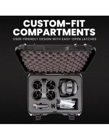 Estuche Duro NANUK 925 para Drone DJI Avata 2 Combo - Negro
