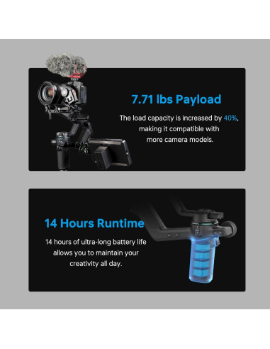 Estabilizador de Cardán FeiyuTech SCORP-C2 3.5kg con AI