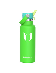 Botella de Agua Aislada Super Sparrow 500 ml Verde Manzana