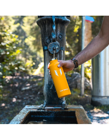 Botella de Agua Aislada Super Sparrow 500 ml Verde Manzana