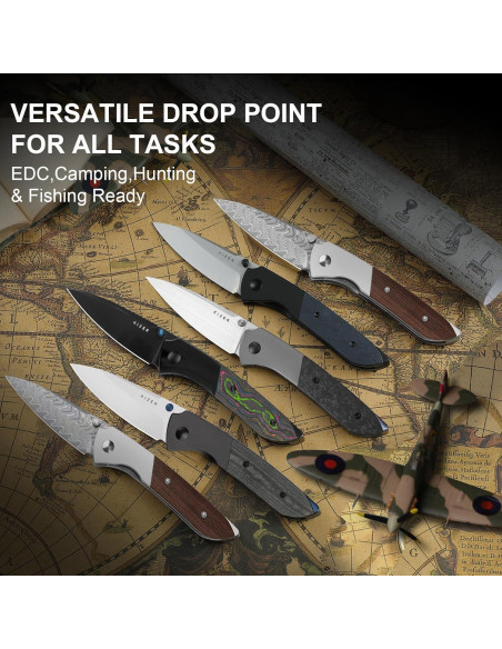 Cuchillo de bolsillo Kizer Spitfire EDC 7.95 cm S35VN Plegable