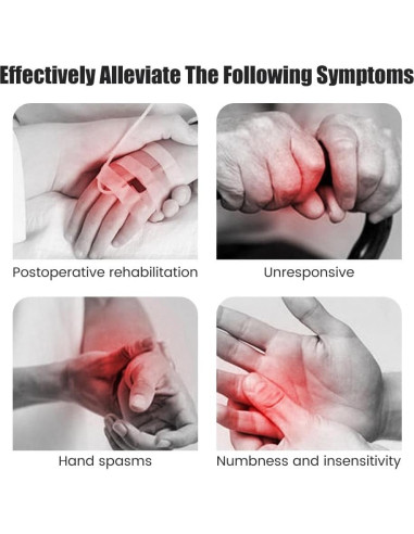 Guantes de Rehabilitación JBMBHC Mano Derecha M Naranja