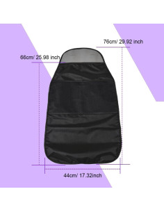 Protector de Asiento Trasero para Niños Middrivr 66x44cm 2