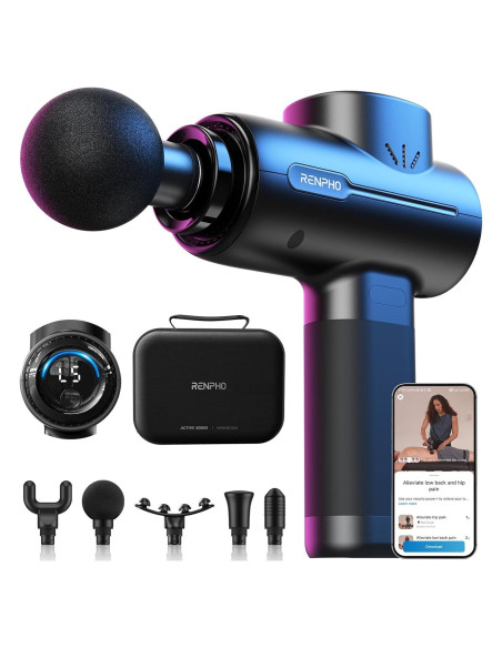 Pistola de Masaje RENPHO Tejido Profundo Portátil 0.68 kg